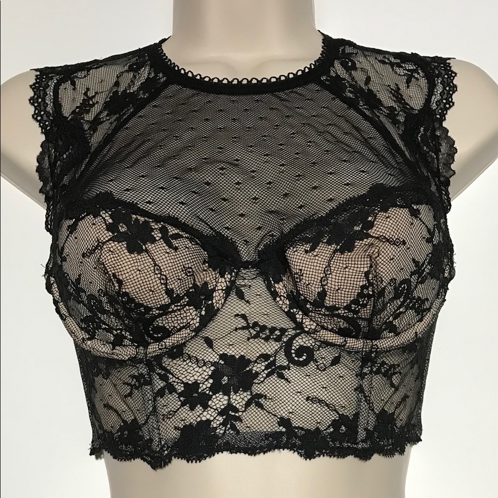 Victoria Secret Lace Underwire Bralette 32B NWT